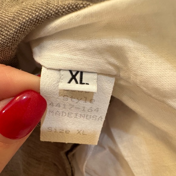 CP Shades Linen Dress, sz XL - Picture 7 of 9